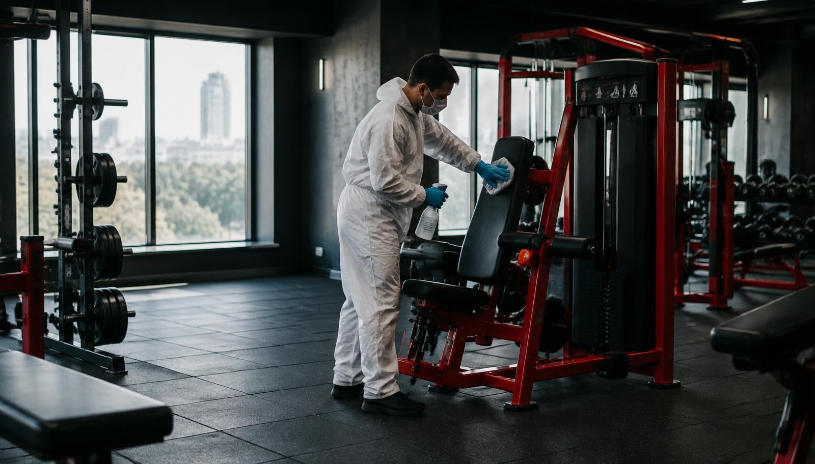 Gym & fitness cleaning by Belvedere Cleans